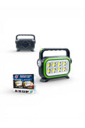 Lampă LED portabilă, reîncărcabilă USB, din plastic, culoare neagră, cu 6 LED-uri intense