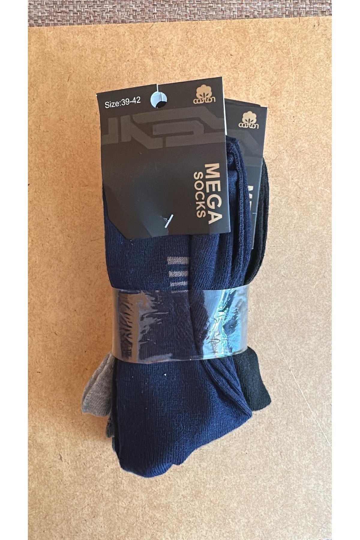 Sosete barbati lungi bumbac, 5 perechi, multicolor, material foarte bun