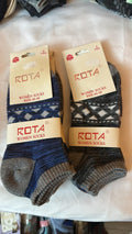 Sosete dama scurte, 3 perechi, rota, bumbac, multicolor