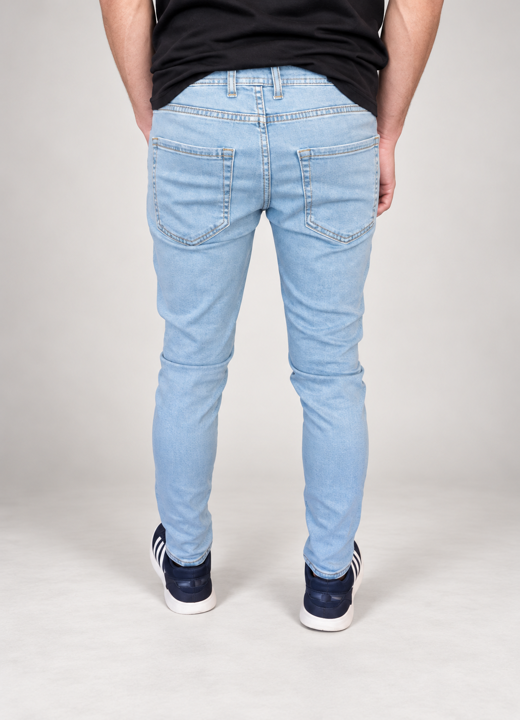 Blugi barbati skinny fit, albastru deschis, mai multe marimi disponibile