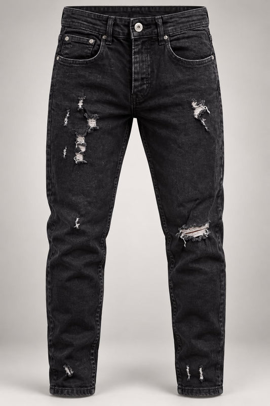 Blugi negri pentru bărbați – stil urban, mai multe modele, marimi disponibile