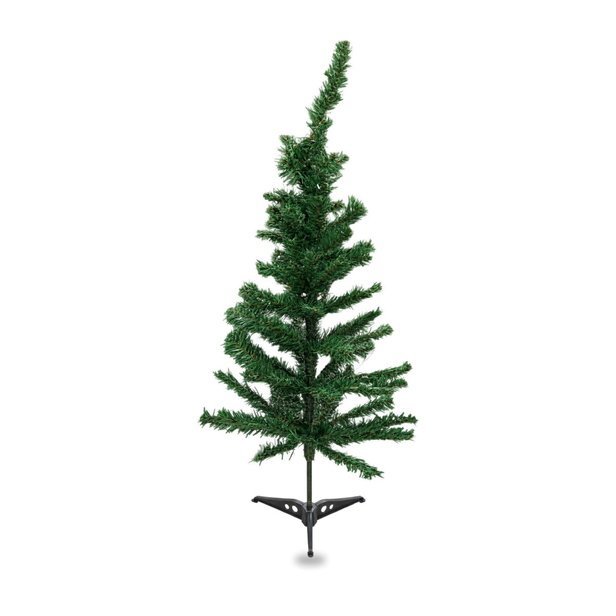 Brăduț de Crăciun artificial, pentru birou sau acasa 90 cm sau 50 cm, verde, din plastic, cu suport metalic inclus