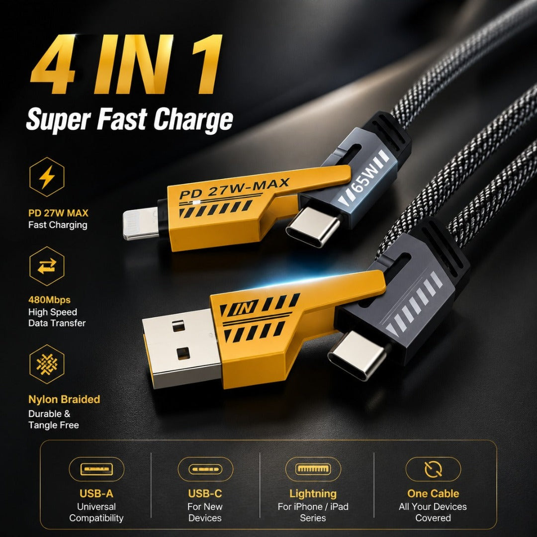Cablu 4 in 1