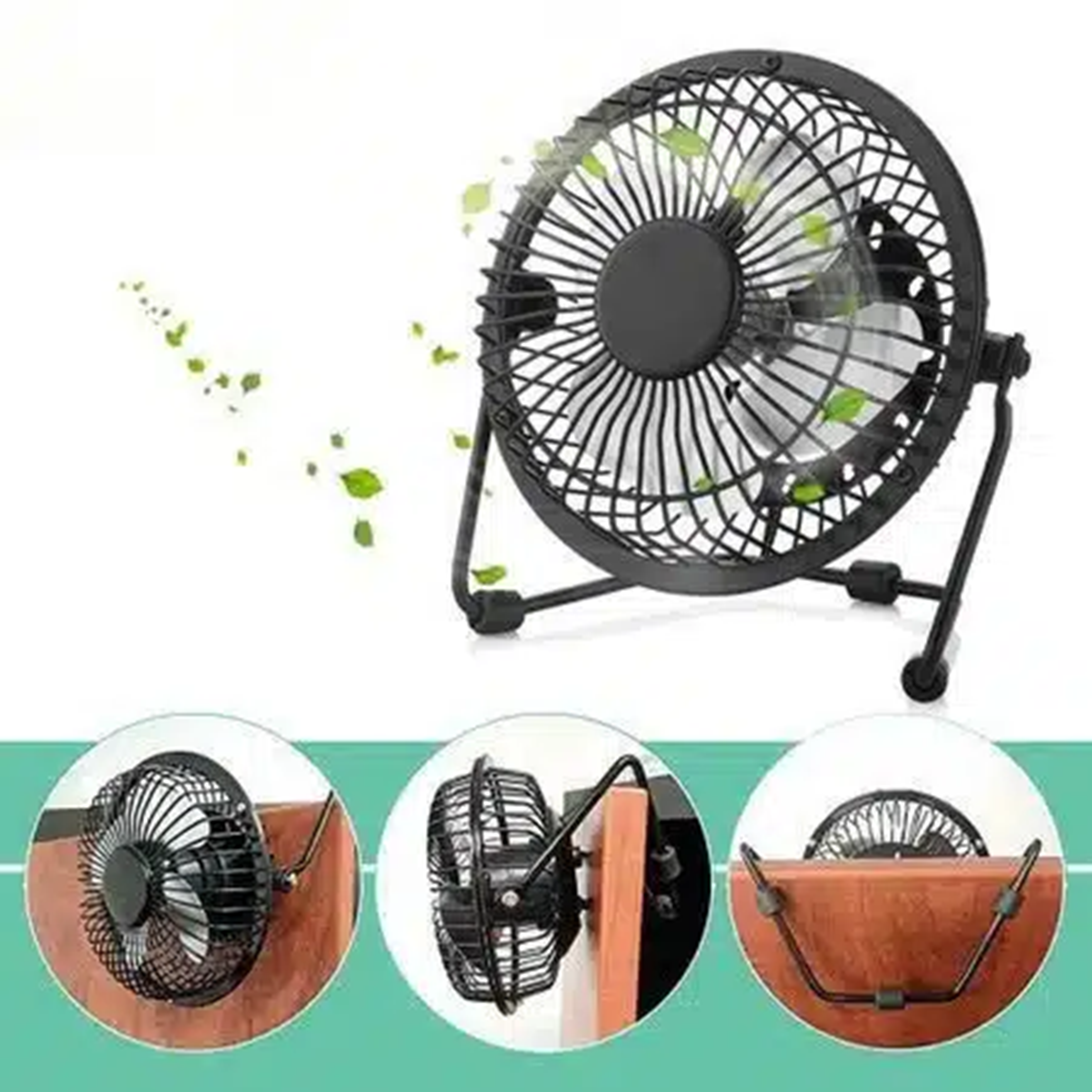 Ventilator portabil cu incarcare usb