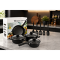 Set Oale 13 piese, negru, cu accesorii incluse