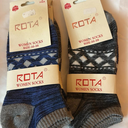 Sosete dama scurte, rota